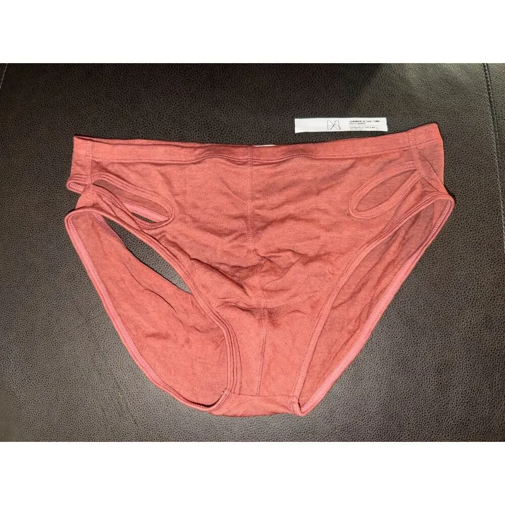 NEW Exterface x Stiaan Louw EX-SL Swear Break Mocha Rose Ripped Brief Large